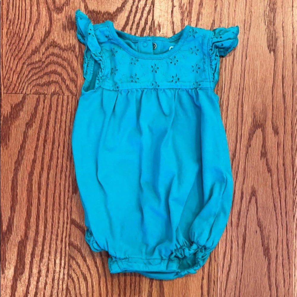 Baby girls bubble onesie